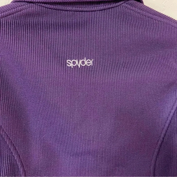 SPYDER Endure Full-zip Core Fleece Lined Sweater Jacket Purple Sz XS - Picture 6 of 7